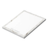 witte marmer notitieblok (Linkerzijde)