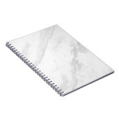 Witte marmer Notitieboek (Rechterzijde)