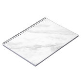 Witte marmer Notitieboek (Linkerzijde)