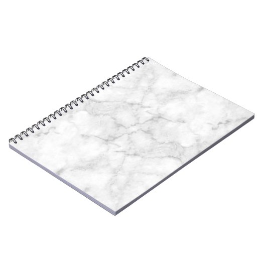 Witte marmer Notitieboek (Linkerzijde)