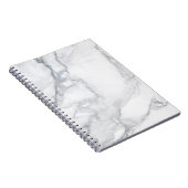 Witte marmer notitieboek (Rechterzijde)
