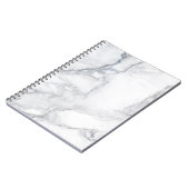 Witte marmer notitieboek (Linkerzijde)