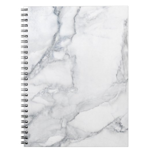 Witte marmer notitieboek (Voorkant)
