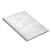 Witte marmer Notitieboek (Rechterzijde)