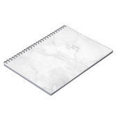 Witte marmer Notitieboek (Linkerzijde)