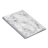 Witte marmer Notitieboek (Rechterzijde)