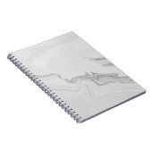 Witte marmer Notitieboek (Rechterzijde)