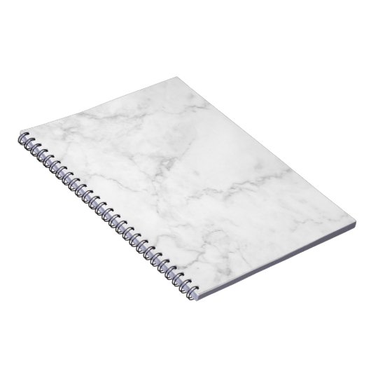 Witte marmer Notitieboek (Rechterzijde)