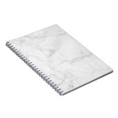 Witte marmer Notitieboek (Rechterzijde)