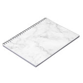 Witte marmer Notitieboek (Linkerzijde)