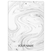 Witte marmer past klembord aan (Achterkant)