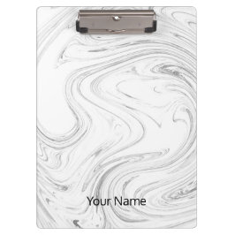 Witte marmer past klembord aan