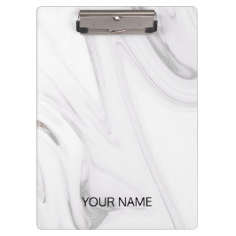 Witte marmer past klembord aan