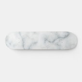 witte marmer persoonlijk skateboard (Horizontaal)