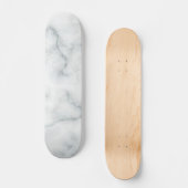 witte marmer persoonlijk skateboard (Voorkant)
