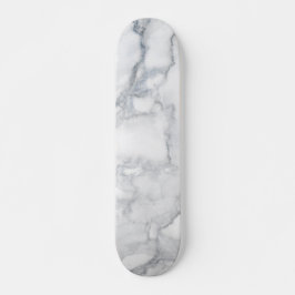 Witte marmer persoonlijk skateboard