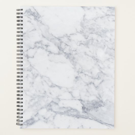Witte marmer planner (Voorkant)