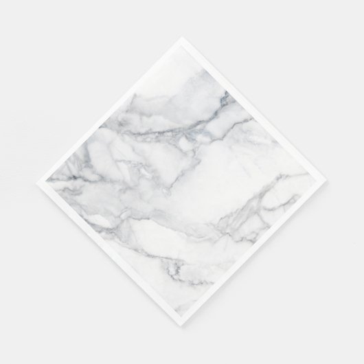 Witte marmer servet (Hoek)