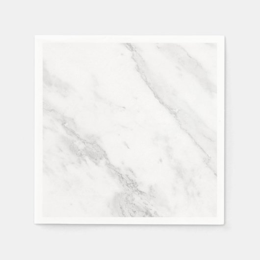 Witte marmer servet (Voorkant)
