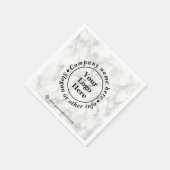 Witte marmer servet (Hoek)