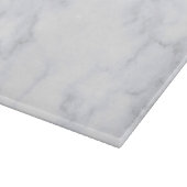 Witte marmer snijplank (Hoek)