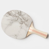 Witte marmer tafeltennisbatje (Zijkant)