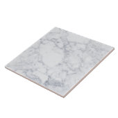 Witte marmer tegeltje (Zijkant)