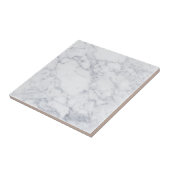 Witte marmer tegeltje (Zijkant)