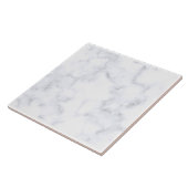 Witte marmer tegeltje (Zijkant)