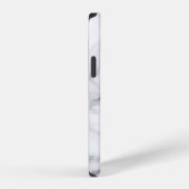 Witte marmer textuur iPhone hoesje (Rechterkant)