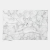 Witte marmer theedoek (Horizontaal)
