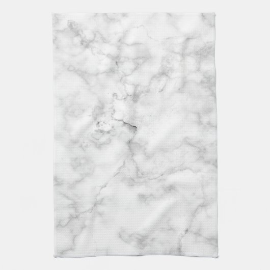 Witte marmer theedoek (Verticaal)