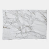 witte marmer theedoek (Horizontaal)