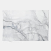 Witte marmer theedoek (Horizontaal)