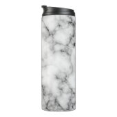 Witte marmer thermosbeker (Geroteerd rechts)