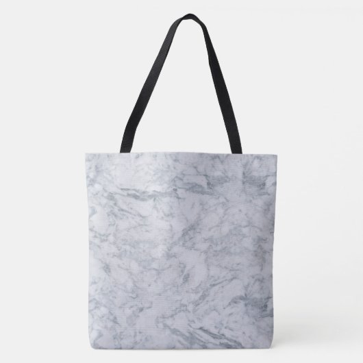 Witte marmer tote bag (Voorkant)