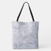Witte marmer tote bag (Achterkant)