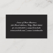 Witte marmer | Twee ton Visitekaartje (Achterkant)