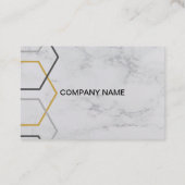 Witte marmer visitekaartje (Achterkant)