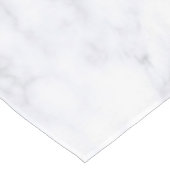 Witte marmer, zwart, gouden Filigrafie Tafelkleed (Gekanteld)