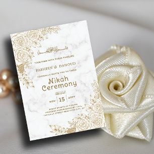 Witte Marmeren Bloemen Kant Islamitische Moslim Ni Kaart