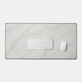 Witte marmeren bureaumat (Keyboard & Muis)