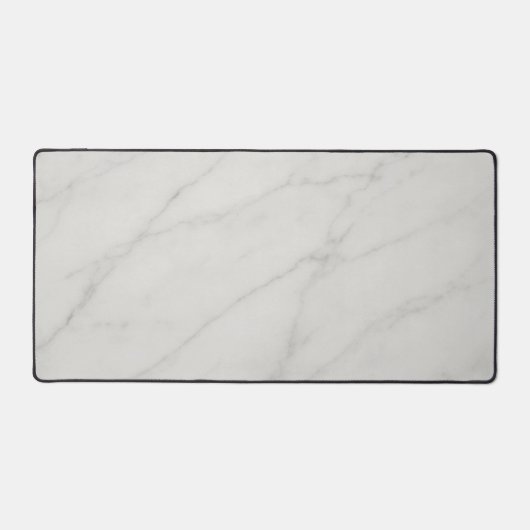 Witte marmeren bureaumat (Voorkant)
