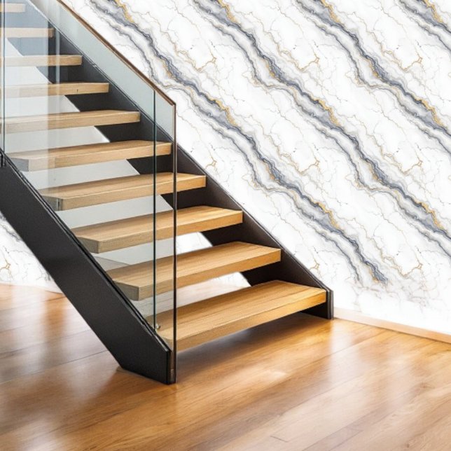 Witte marmeren elegantie behang (Creator heeft geüpload)