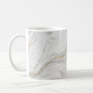 Witte Marmeren Elegantie Mok