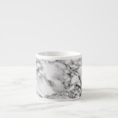 Witte Marmeren Espresso Cup Kop (Voorkant)