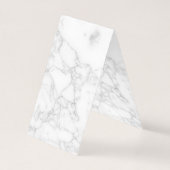 Witte marmeren gevouwen kaart (Achterkant)