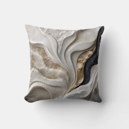 Witte marmeren gouden abstracte luxe kussensloop kussen