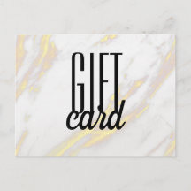 Witte Marmeren Gouden Stof Zwarte Letter Cadeaukaa