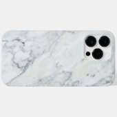 Witte Marmeren iPhone 16 Pro Hoesje (Achterkant (horizontaal))